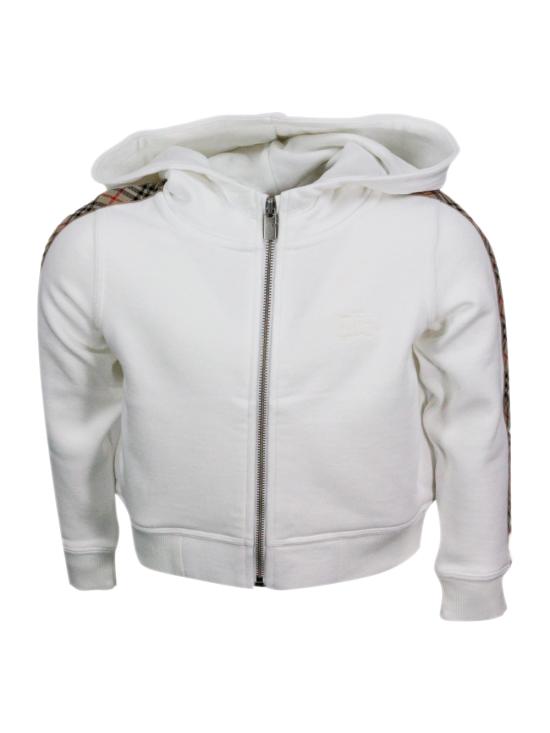 25FW [키즈] 버버리 트레이닝 상의 8111903 1464 White