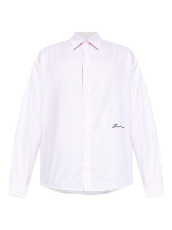 25FW 자크뮈스 긴팔 셔츠 SHM00541AW00539 410 Light pink