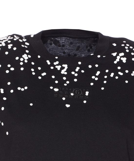 25FW MM6 메종마르지엘라 반팔 티셔츠 S62GD0209 M20048900 Black - MM6 MAISON MARGIELA