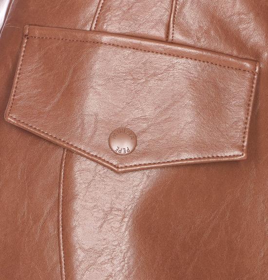 25FW 파트리지아페페 미디 스커트 8G0488 E070B834 Brown - PATRIZIA PEPE