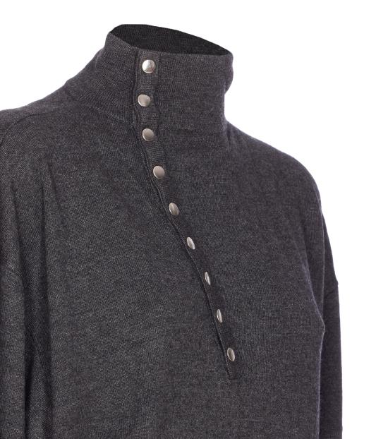 25FW 이자벨마랑 터틀넥 PU0782FA C4L07I02AN Grey - ISABEL MARANT