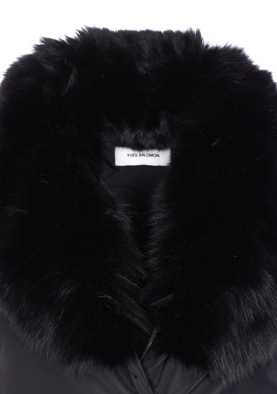 25FW 이브살로몬 베스트 26WAG01675 DOTMC99 Black - YVES SALOMON