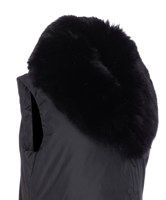 25FW 이브살로몬 베스트 26WAG01675 DOTMC99 Black - YVES SALOMON