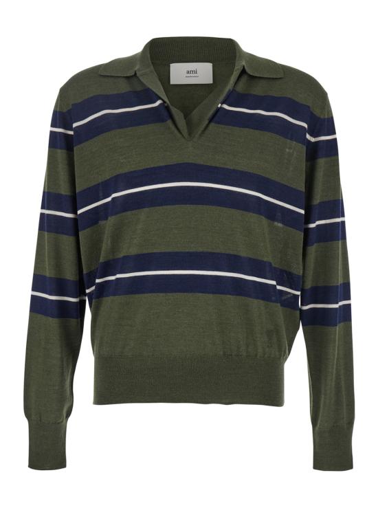 25SS 아미 폴로 티셔츠 HPL376KN00793765 Green