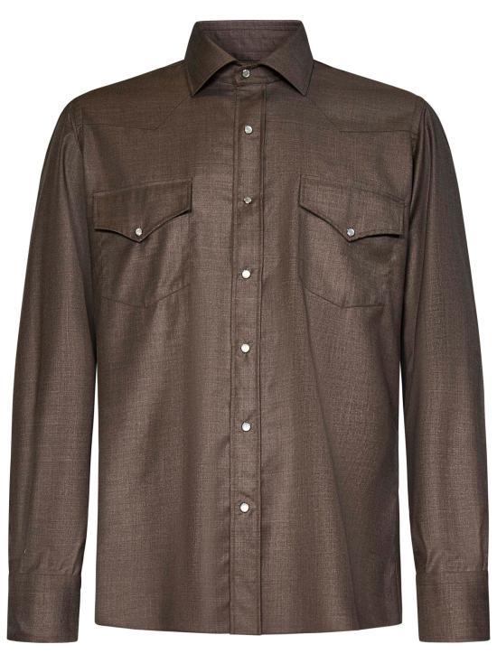 25FW 프랜지스 콜렉션 긴팔 셔츠 321850 FANGO Brown