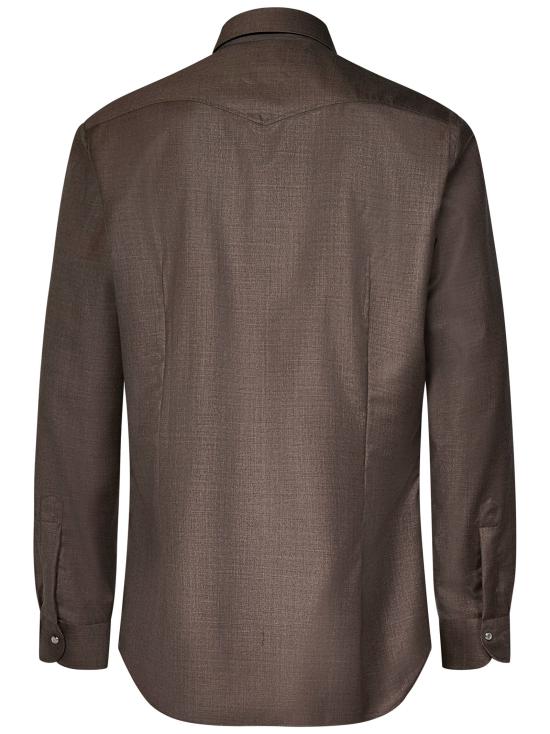 25FW 프랜지스 콜렉션 긴팔 셔츠 321850 FANGO Brown - FRANZESE COLLECTION