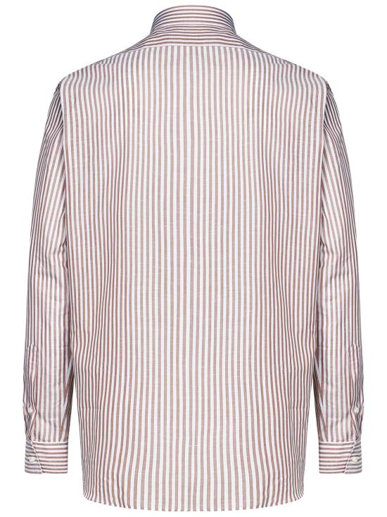 24FW 프랜지스 콜렉션 긴팔 셔츠 FRAC4522 BTORTORA Beige - FRANZESE COLLECTION