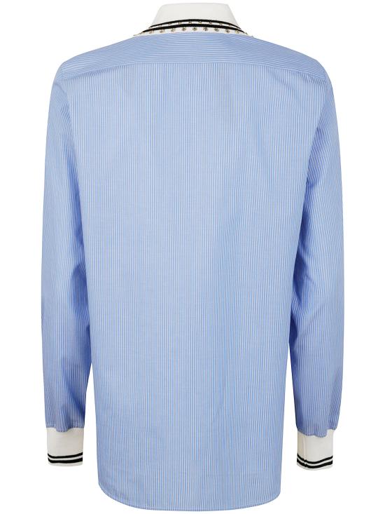 25SS 누메로벤투노 셔츠 G011 1527 RD11 LIGHT BLUE WHITE - N°21
