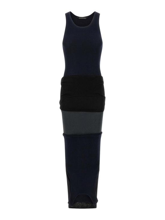 26FW 발렌시아가 롱 스커트 831075T33901060 Black