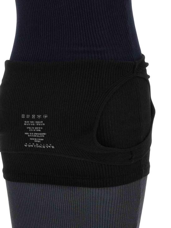 26FW 발렌시아가 롱 스커트 831075T33901060 Black - BALENCIAGA