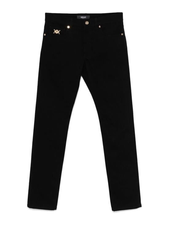  베르사체 스트레이트 팬츠 10190501A136821D040 Black