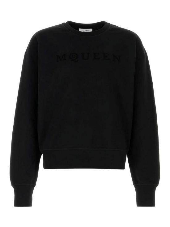 25FW 알렉산더 맥퀸 긴팔 티셔츠 839216QTADU0548 Black