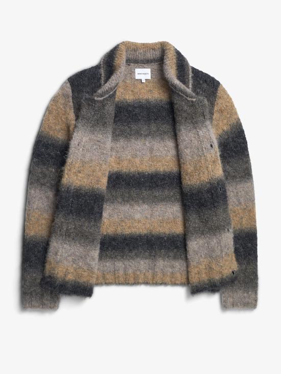 25FW 노스프로젝트 가디건 N45 06540966erik gradient alpaca wool jacket - NORSE PROJECTS