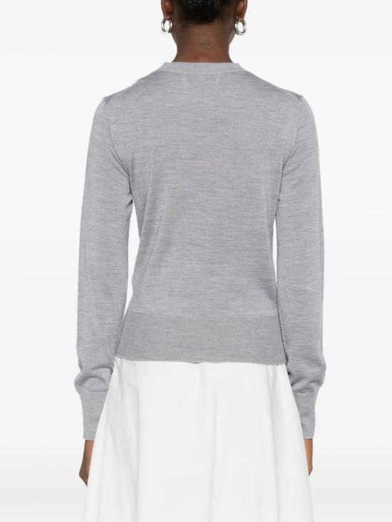 25FW 아미 긴팔 티셔츠 H25FKS835 KN0066GRIS Gray - AMI