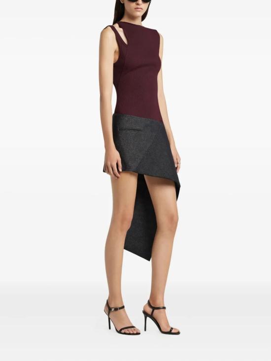 25FW 쿠레쥬 민소매 티셔츠 425JDE146JS01944010 Bordeaux - COURREGES