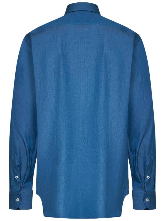 25FW 프랜지스 콜렉션 긴팔 셔츠 FC44022 01 Blue - FRANZESE COLLECTION