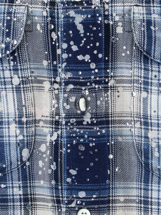 25FW 디스퀘어드2 긴팔 셔츠 S74DM0957 D35206 001F Blue - DSQUARED2