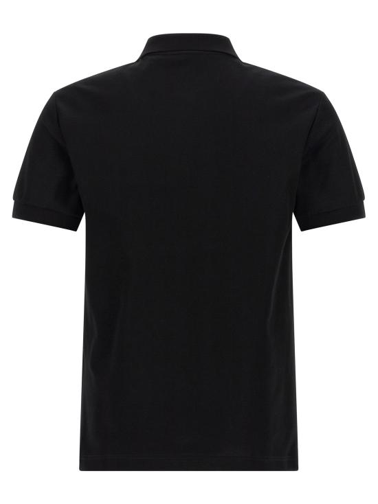 25FW 버버리 메탈 EKD 코튼 폴로 셔츠 8116183BLACK - BURBERRY