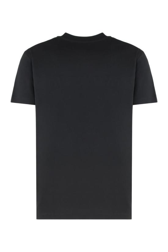 25FW 몽클레어 반팔 티셔츠 K20938C0001289AUO 999 Black - MONCLER
