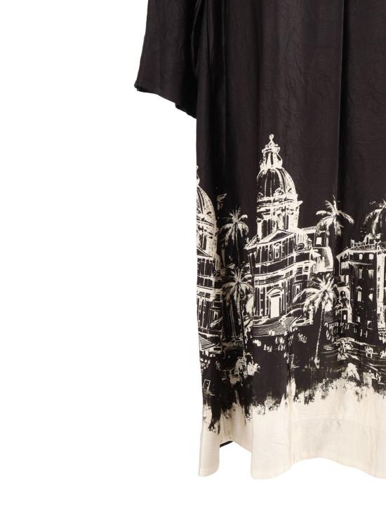 25FW 셔츠어포터 미디 원피스 DR3709 5 RIVIERA 240012 Black - SHIRT A PORTER CAPSULE