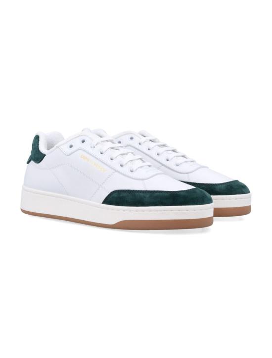 25FW 생로랑 스니커즈 25A84553700NAM 9069 WHITE GREEN - SAINT LAURENT