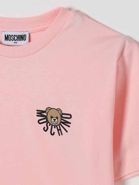 25FW [키즈] 모스키노 티셔츠 HOM05GLAA10 50209 Pink - MOSCHINO