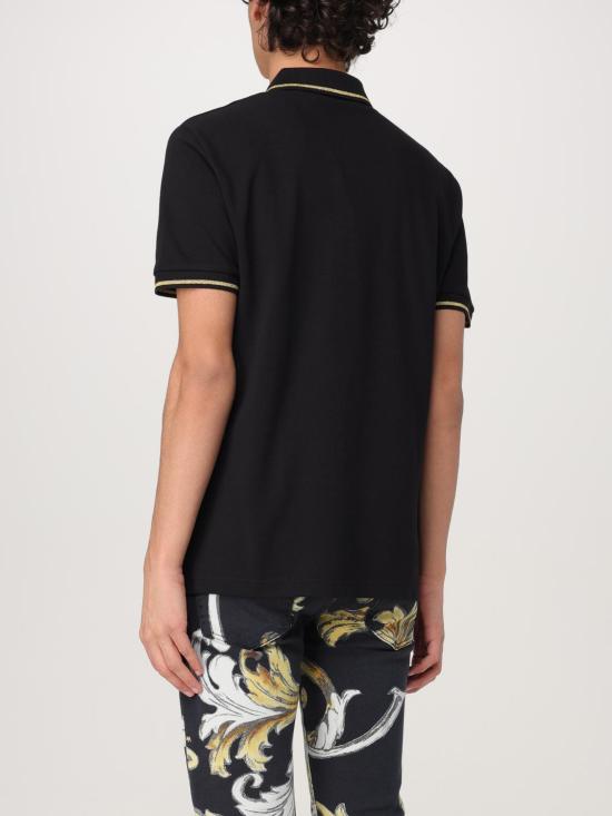 25SS 베르사체 폴로 티셔츠 78GAGT00CJ01T G89 Black - VERSACE