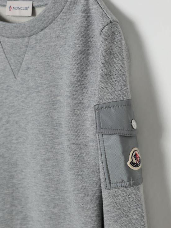 25FW [키즈] 몽클레어 풀오버 8G00024899PS 980 Grey - MONCLER