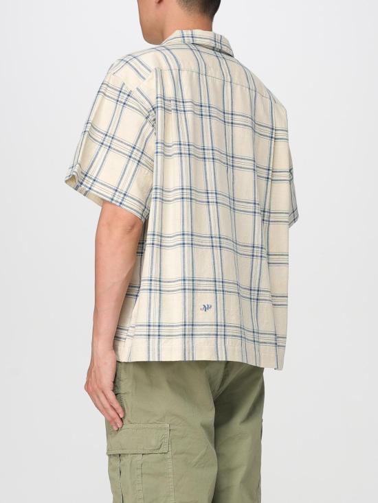 25SS 스토리엠에프지 반팔 셔츠 SSS25SHGRECOTIFG FRENCHGINGHAMINTERRUPTED Multicolor - STORY MFG