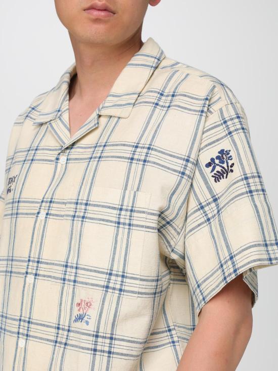 25SS 스토리엠에프지 반팔 셔츠 SSS25SHGRECOTIFG FRENCHGINGHAMINTERRUPTED Multicolor - STORY MFG