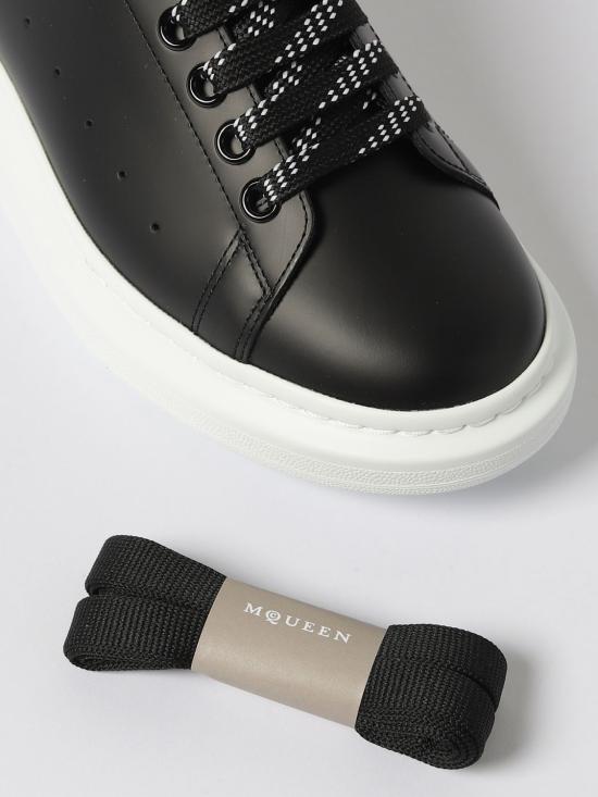 26SS 알렉산더 맥퀸 오버사이즈 드 스니커즈 553680WIAIG 1070 Black - ALEXANDER MCQUEEN