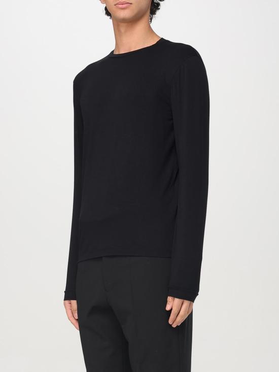 25FW 조르지오 아르마니 긴팔 티셔츠 3GST51SJP4Z UC99 Black - GIORGIO ARMANI
