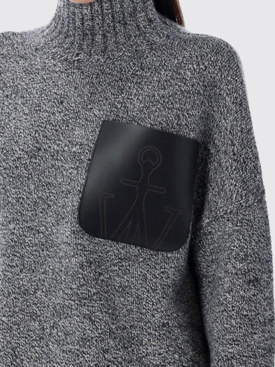 25FW JW앤더슨 터틀넥 KW1292YN0367 929 Grey - JW ANDERSON