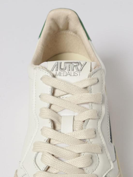 26SS 오트리 메달리스트 로우 스니커즈 AULM LS23 White 2 - AUTRY