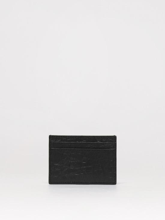 25FW 생로랑 모노그램 카드지갑 485631BTY0U 1000 Black - SAINT LAURENT