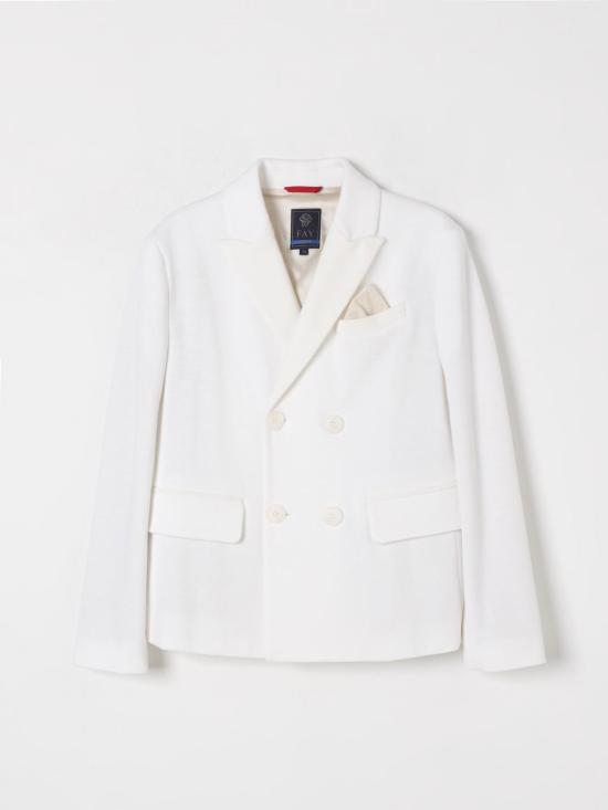 25SS [키즈] 페이 캐주얼 자켓 FW2P94J0372 102AV Silver