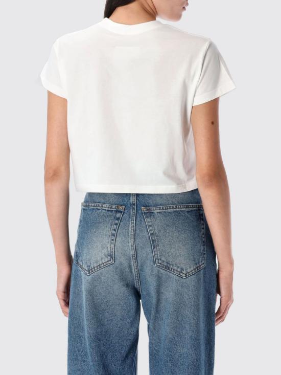 25FW MM6 메종마르지엘라 반팔 티셔츠 S52GC0352S24312 101 White - MM6 MAISON MARGIELA