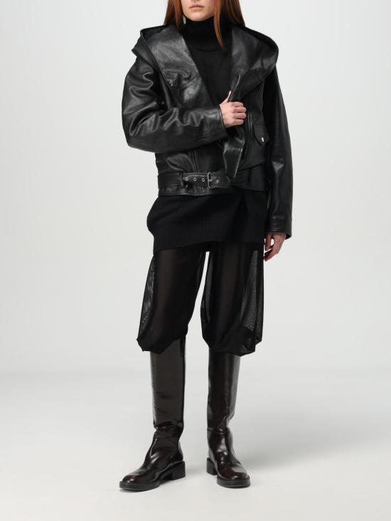 25FW 알라이아 자켓 AA9V0428L008A 995 Black - ALAIA