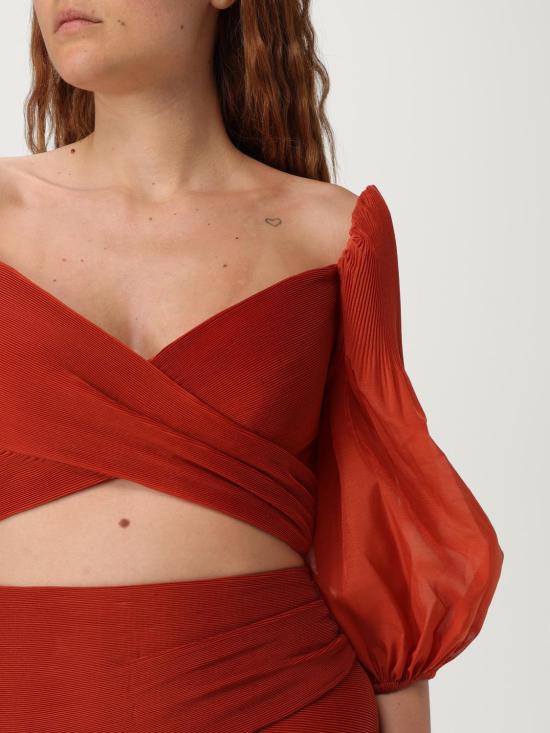 25FW 짐머만 블라우스 3915TS25R DKRD Red - ZIMMERMANN