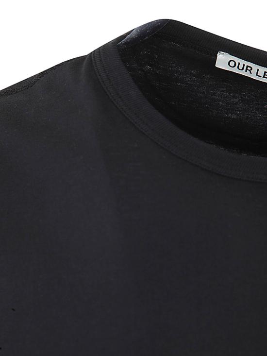 25FW 아워레가시 뉴 박스 저지 반소매 티셔츠 M2206N BL Black - OUR LEGACY