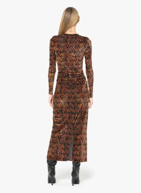  제이비큐 긴팔 티셔츠 JBQ 휴고  레드 모자이크 - JBQ