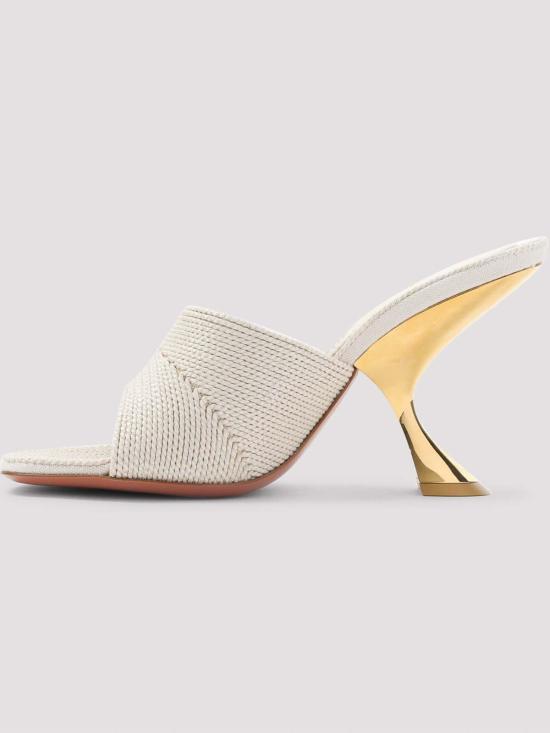 25FW 아미나 무아디 샌들 14S364278TAYBEIGE Gold - AMINA MUADDI