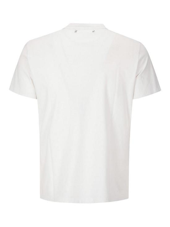 25FW 골든구스 반팔 티셔츠 GWP01220P00211811616 White - GOLDEN GOOSE