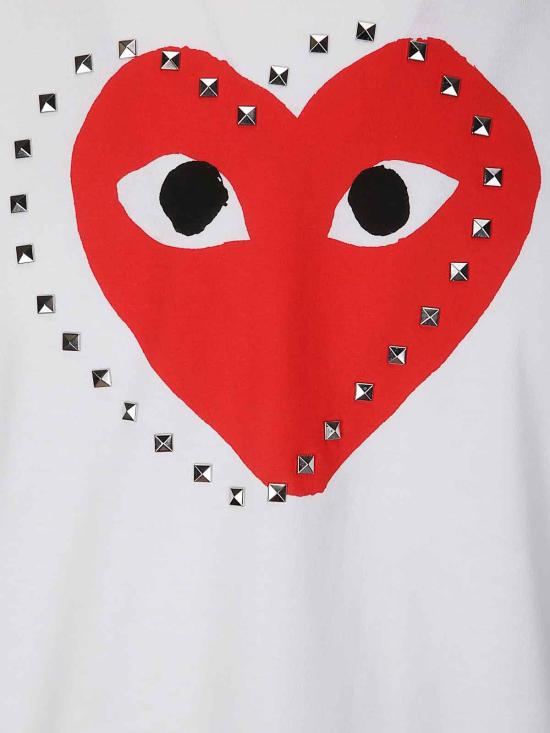 25SS 꼼데가르송 반팔 티셔츠 AXT8030511 White - COMME DES GARCONS