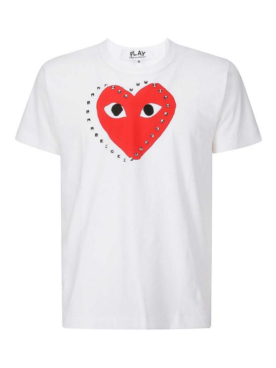 25SS 꼼데가르송 반팔 티셔츠 AXT8030511 White