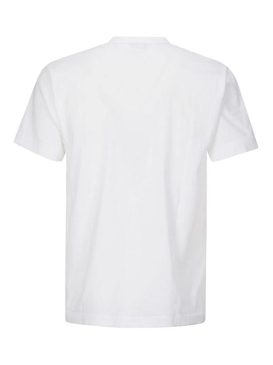 25SS 꼼데가르송 반팔 티셔츠 AXT8030511 White - COMME DES GARCONS