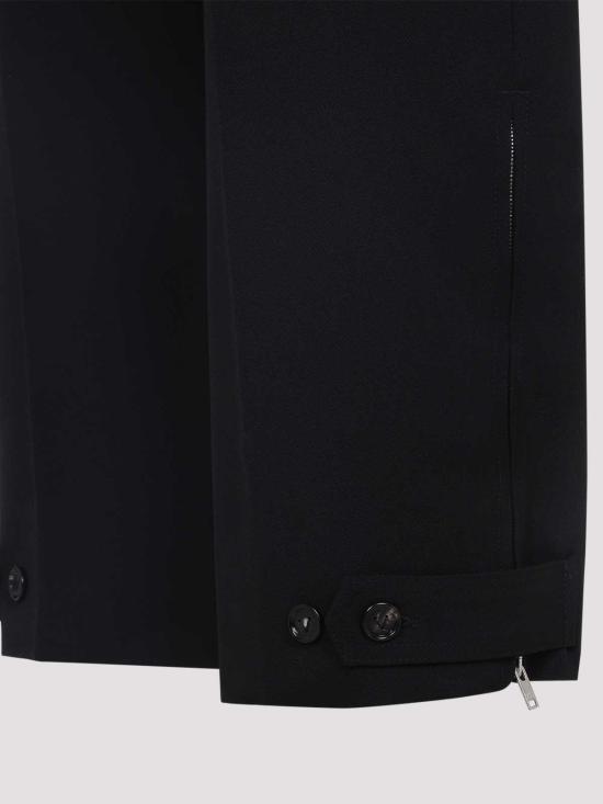 25FW 보테가베네타 스트레이트 팬츠 835377V4C201000 Black - BOTTEGA VENETA