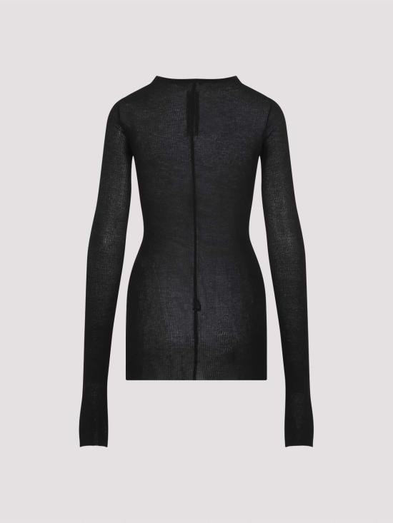  릭 오웬스 긴팔 티셔츠 RP02E4202RC09 Black - RICK OWENS