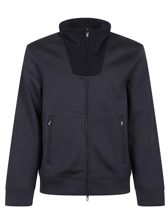 25FW 엠포리오 아르마니 집업 니트 EM003053 AF17545 BLUE