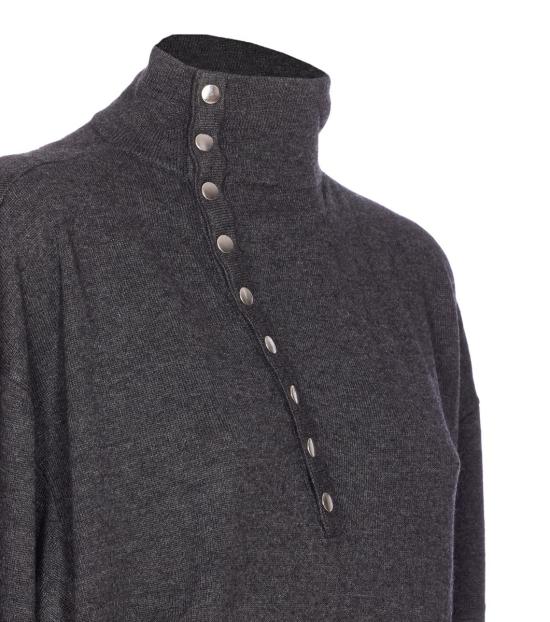 25FW 이자벨마랑 터틀넥 PU0782FAC4L07I02AN GREY - ISABEL MARANT